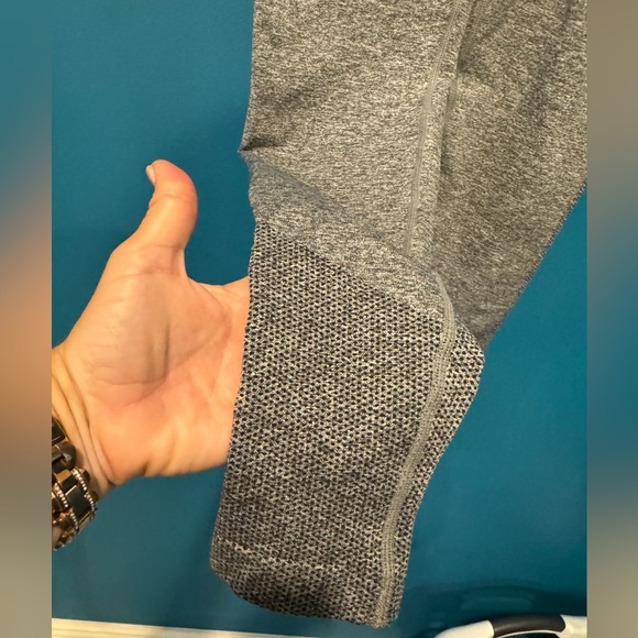 NWOT Amazon-“lift your booty” athletic pants charcoal grey nice quality feel - Picture 6 of 6